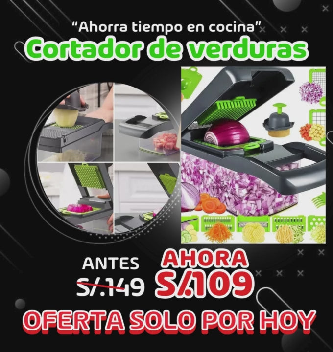 Cortador de verduras multifuncional